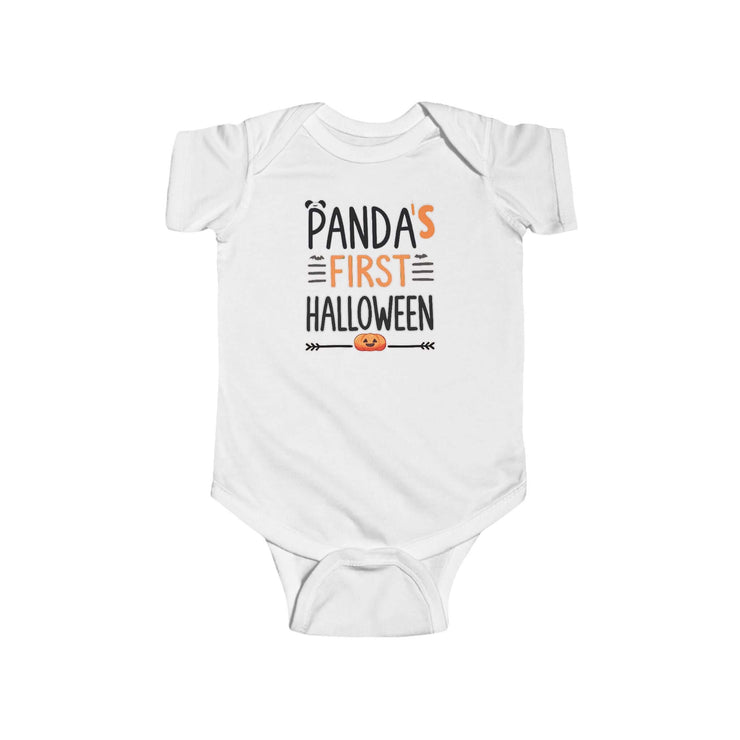 Panda’s First Halloween Bodysuit – Infant Fine Jersey by [Brand]