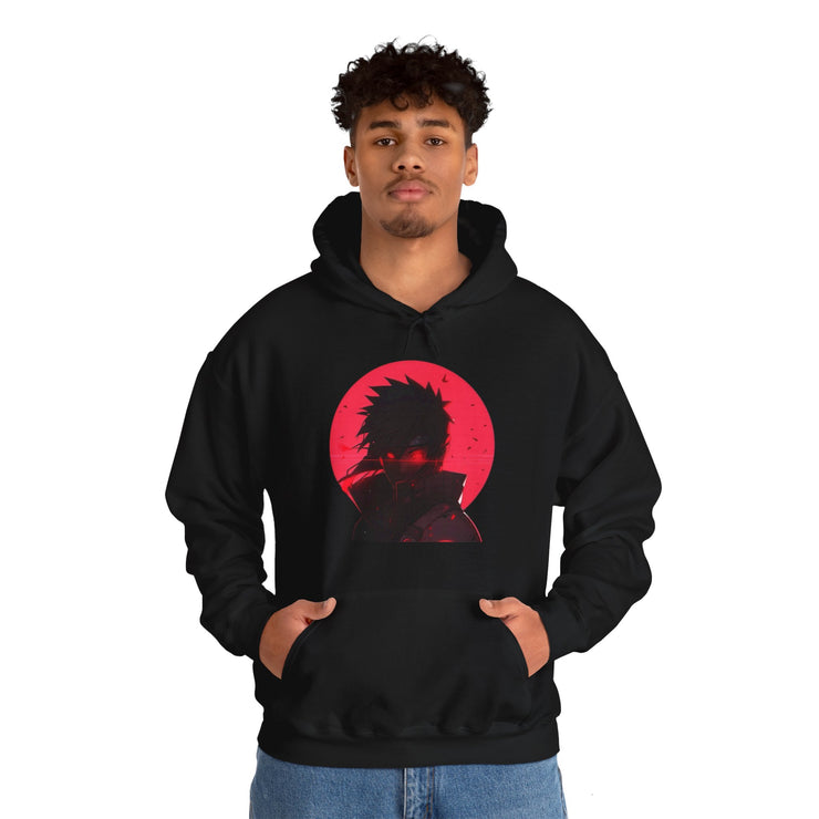 Uchiha Legacy Hoodie - $59.99 with a 'Crimson Crest' Sticker Bonus!