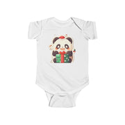 Holiday Panda Joy – Infant Fine Jersey Bodysui