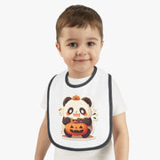 Panda with Pumpkin Hat – Infant Bib