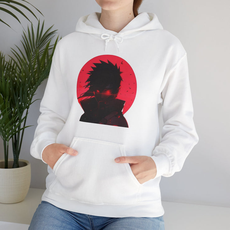 Uchiha Legacy Hoodie - $59.99 with a 'Crimson Crest' Sticker Bonus!