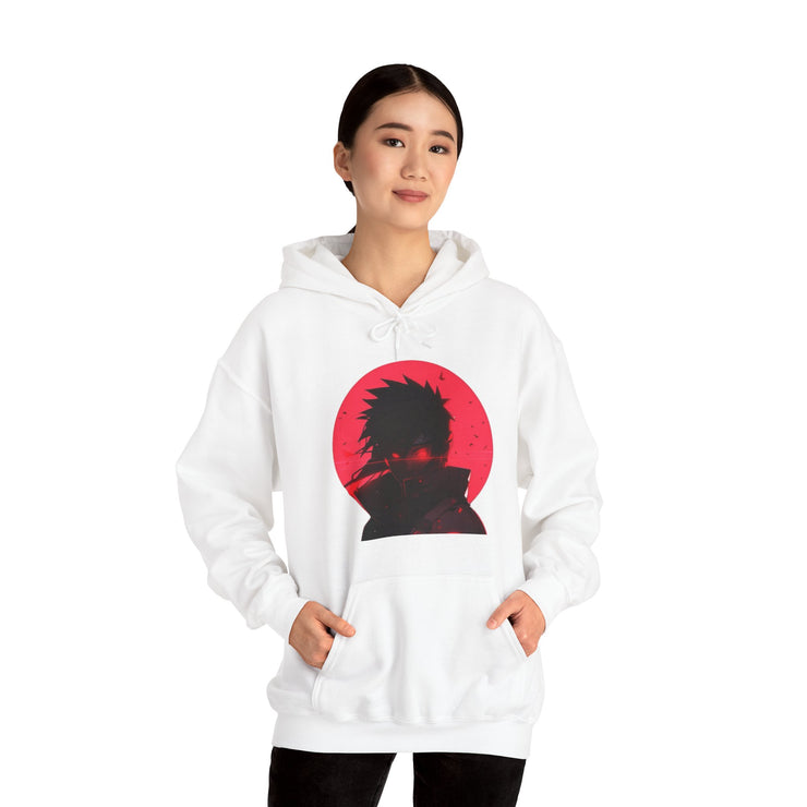 Uchiha Legacy Hoodie - $59.99 with a 'Crimson Crest' Sticker Bonus!