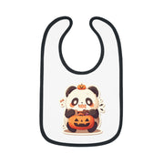 Panda with Pumpkin Hat – Infant Bib