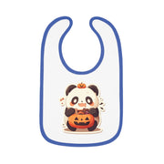 Panda with Pumpkin Hat – Infant Bib