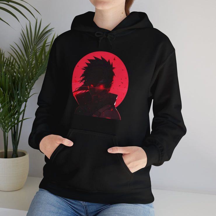 Uchiha Legacy Hoodie - $59.99 with a 'Crimson Crest' Sticker Bonus!