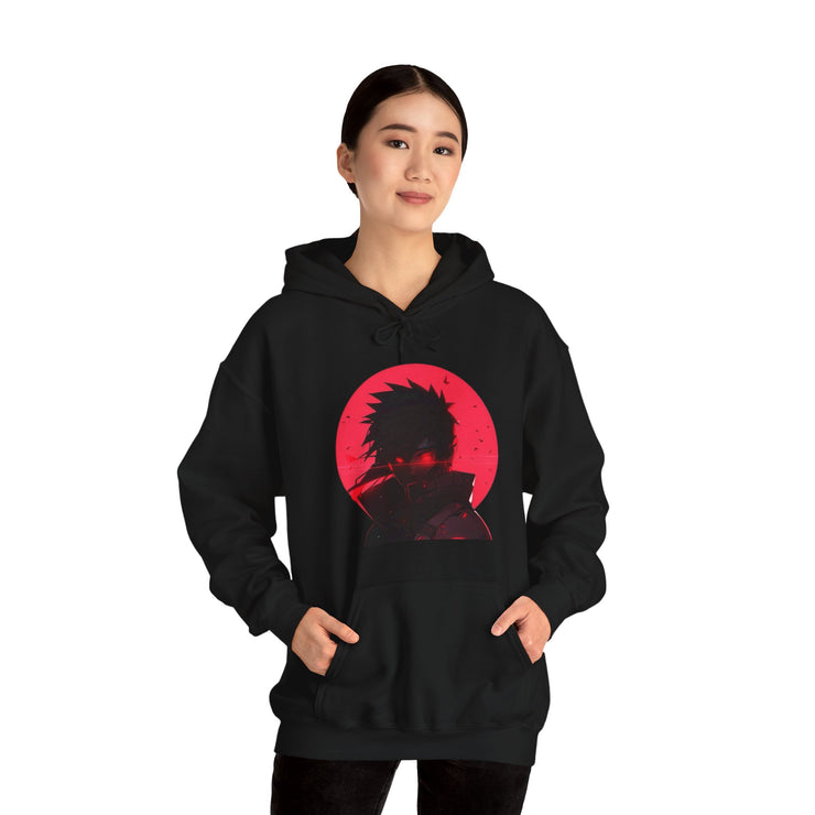 Uchiha Legacy Hoodie - $59.99 with a 'Crimson Crest' Sticker Bonus!